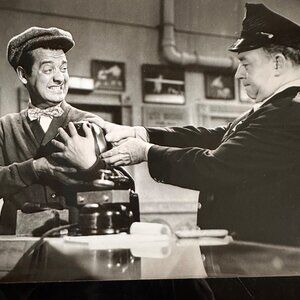 Vintage 1961 Swinging Along Movie still Tommy Noona Alan Carney B&W Photo